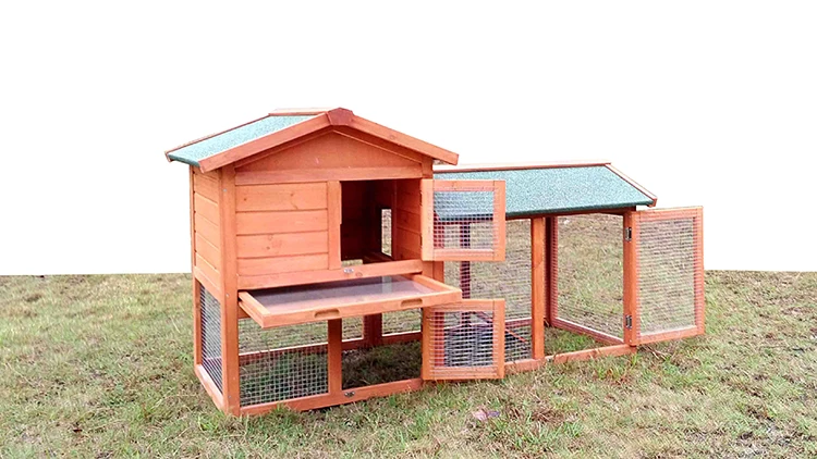 sale cheap pet cages home house New style bunny hutch wooden rabbit house wholesale