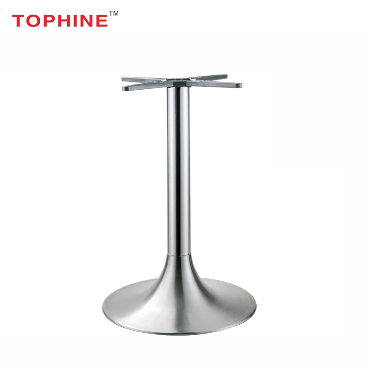 
Commercial Contract TOPHINE Restaurant Aluminum Dining Table Bases For Round Glass Tops 