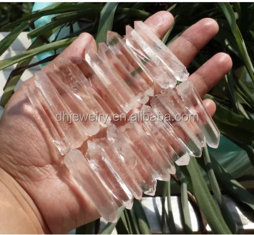 100% Tibet Natural Clear Quartz Crystal Points Terminated Wand For Wholesale