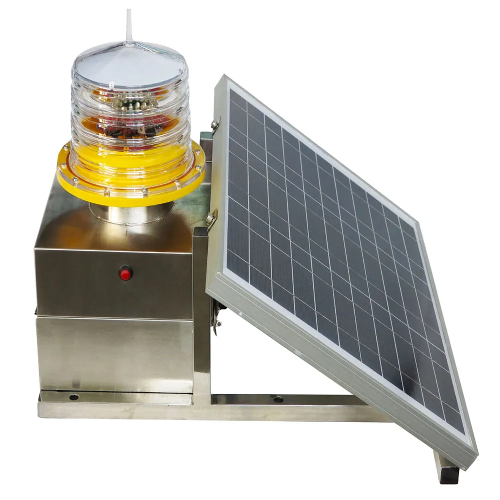 
LED medium intensity solar aviation obstruction light 