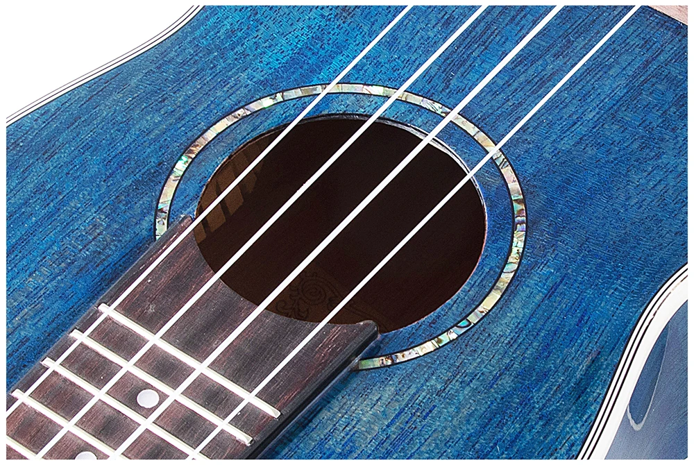 China grape brand SS14 green hight gloss solid mahogany 24 inch soprano ukulele