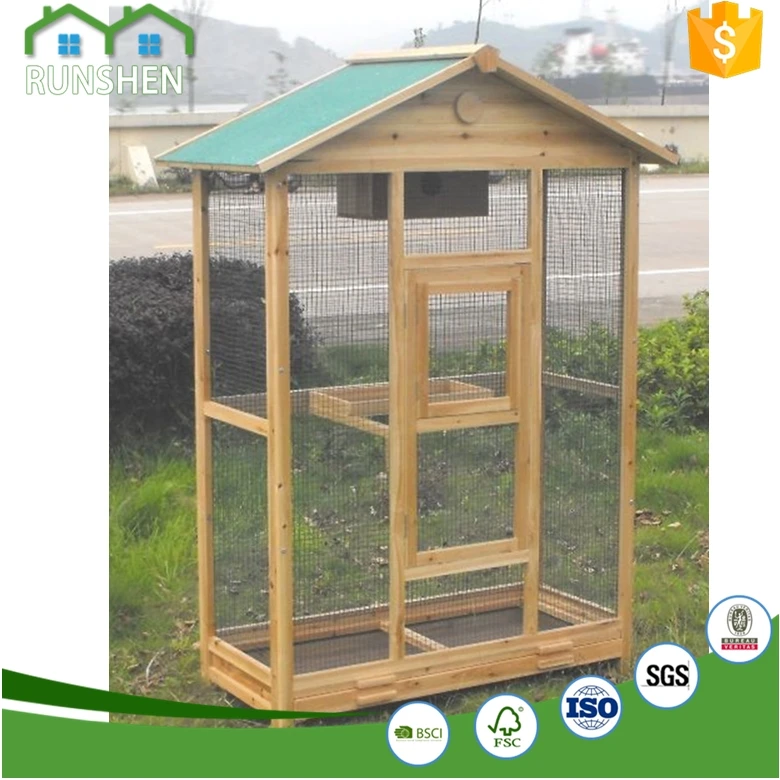 Large Wooden Bird House Chinese Bird Cage Custom Birdie Nest