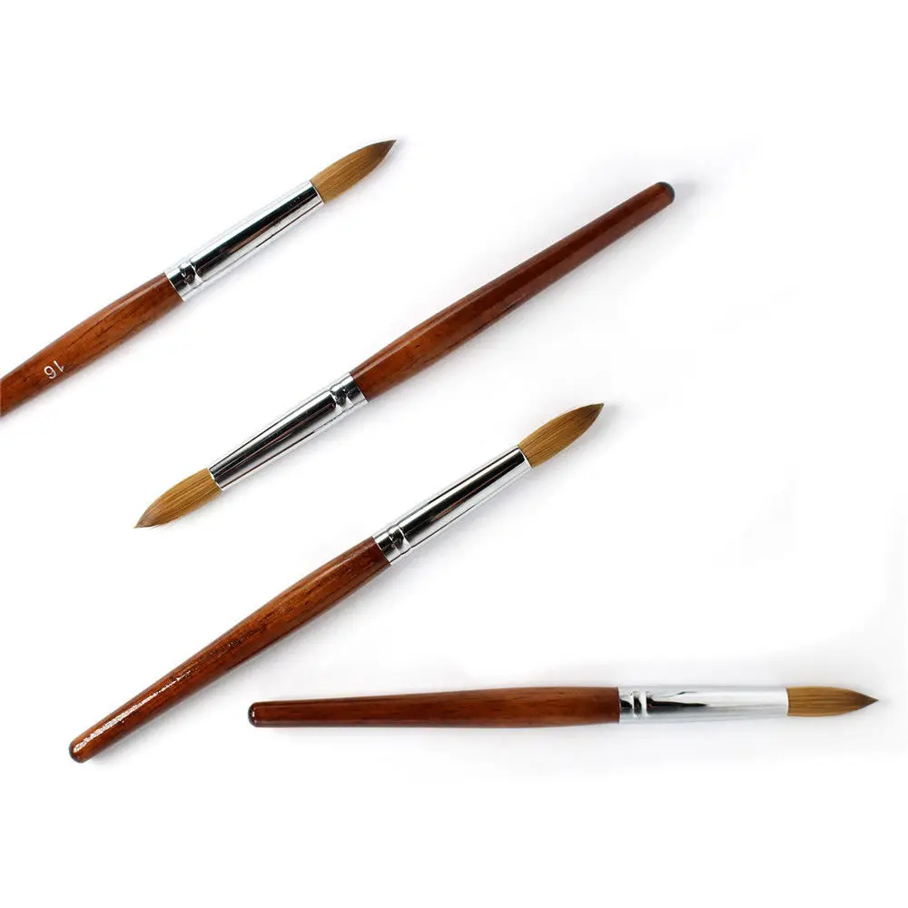 Индивидуальная профессиональная акриловая кисть kolinsky для ногтей