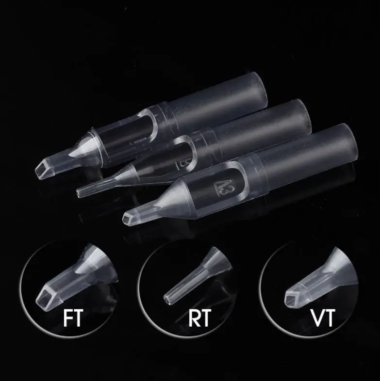 
2019 wholesale transparent grey disposable tattoo tip 