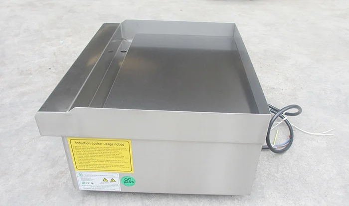 
5000w Stainless Steel Bbq Electric Flat Griddle for restaurant kitchen equipement 