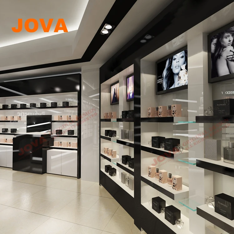 Подставка для парфюма с дизайном интерьера магазина