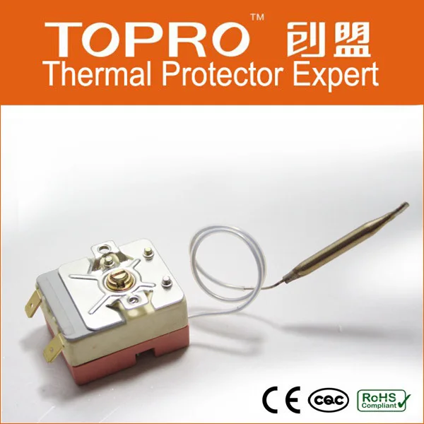 Oven Ego Thermostat Capillary Type With CE CQC Temperature Switch Thermal Protect