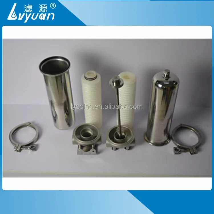 China OEM size & microns pp filtration membrane/10 inch Pleated PP filtration filter