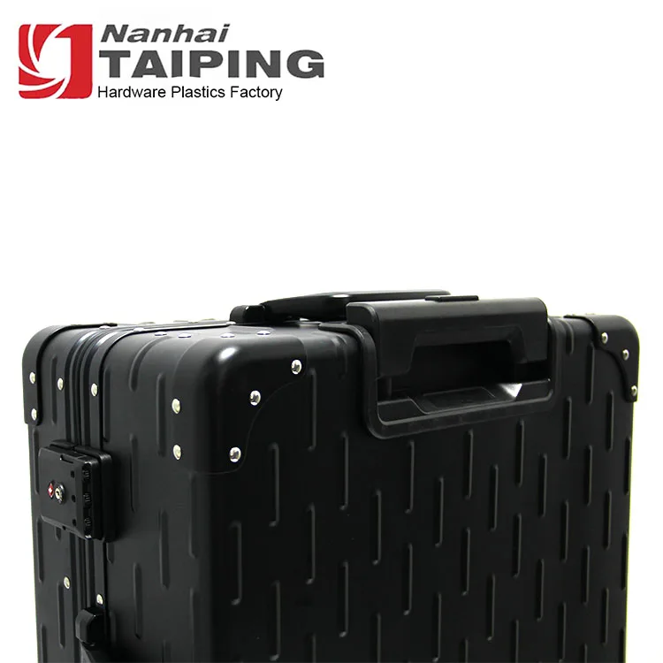 Fashion New 20 inch Black Aluminum Suitcase Trolley Case