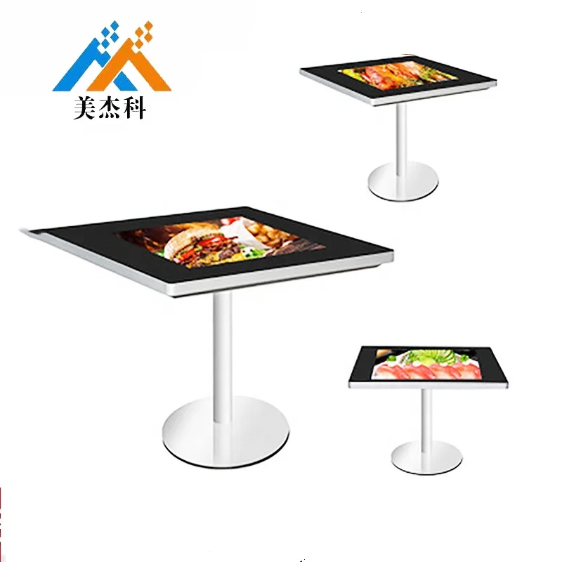 restaurant interactive multi touch screen coffee game smart touch screen table  touchscreen table