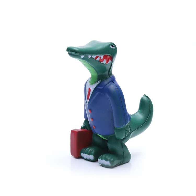 Custom Cartoon Character Crocodile Hunter PU Foam Stress Balls for Kids and Adults
