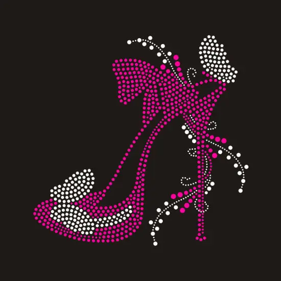 high quality  custom walk by faith custom  rhinestone motif