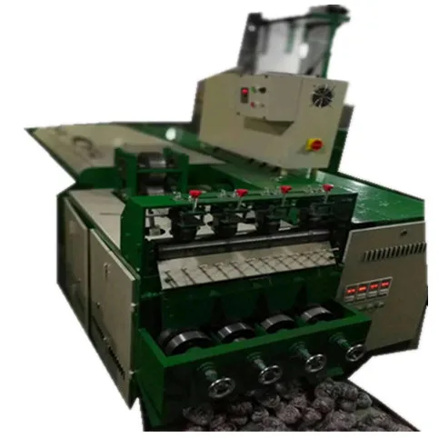 complete/combine wire drawing scourer machine for making scourer cleaning ball