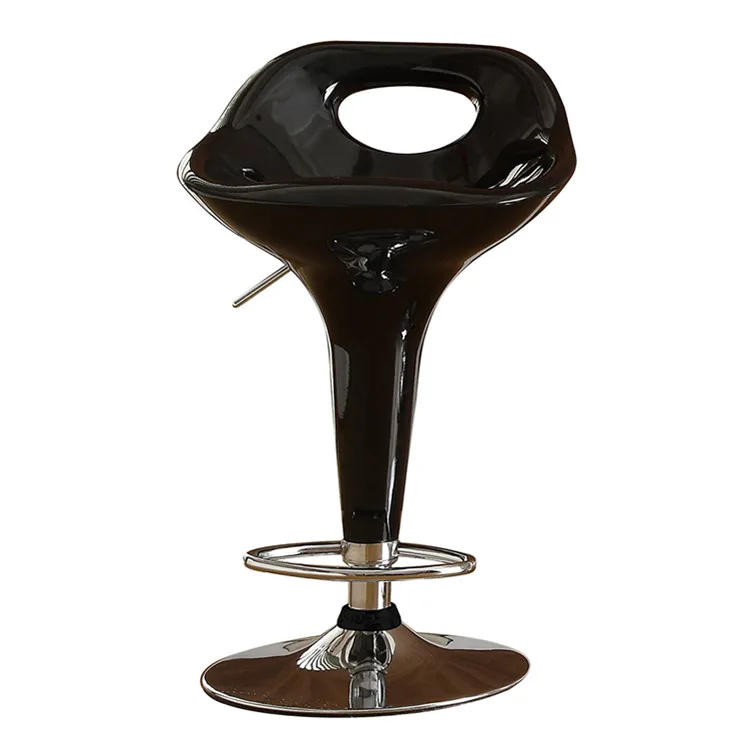 Guyou Bar Stools Design Swivel Plastic Modern Bar Furniture Bar Club Commercial Furniture Chrome Base Adjustable 100pieces