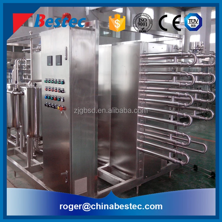 
Food grade SUS304/316 UHT milk sterilizing machine 