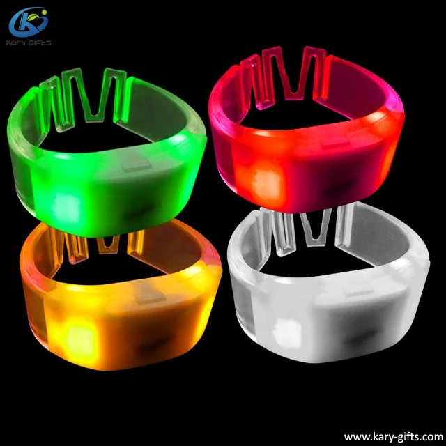 Concert Wedding OEM DMX512 Control Programmable Led Bracelet Wristband
