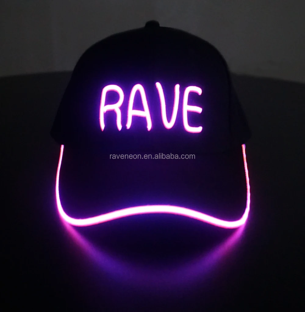 2019 Fast delivery Custom LED Hat and LED Cap , baseball caps with built-in led lights