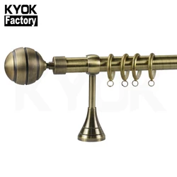 circular extendable curtain rod chrome end caps for china of made curtain rods