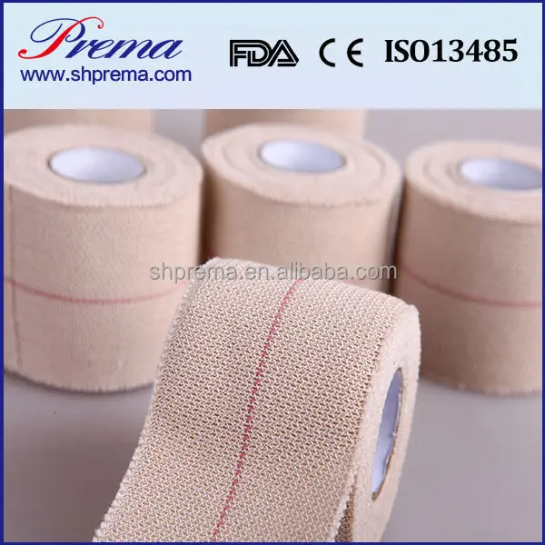 
heavy compression zinc oxide adhesive sports strapping tape 