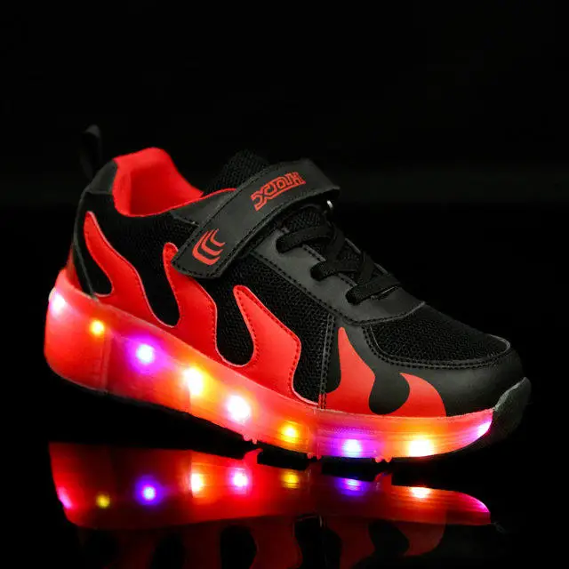 Whole boys and girls led wheel luna roller led shoes skate for kids