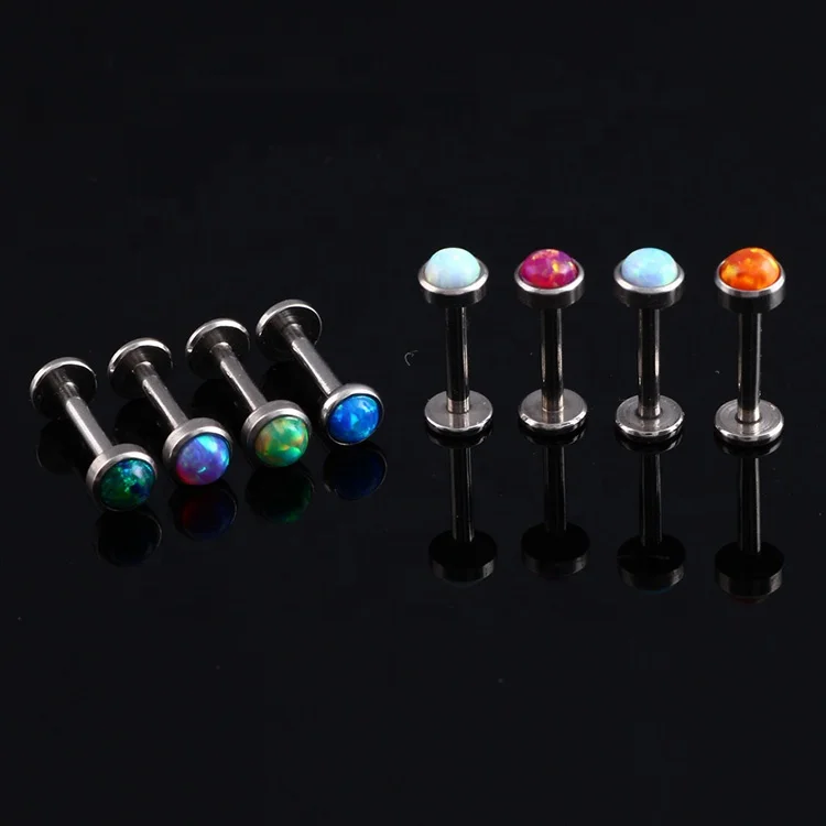 2023 Wholesale Fashion Stainless Steel Labret Tops Ear Nose Ring Body Piercing Helix Stud Jewelry