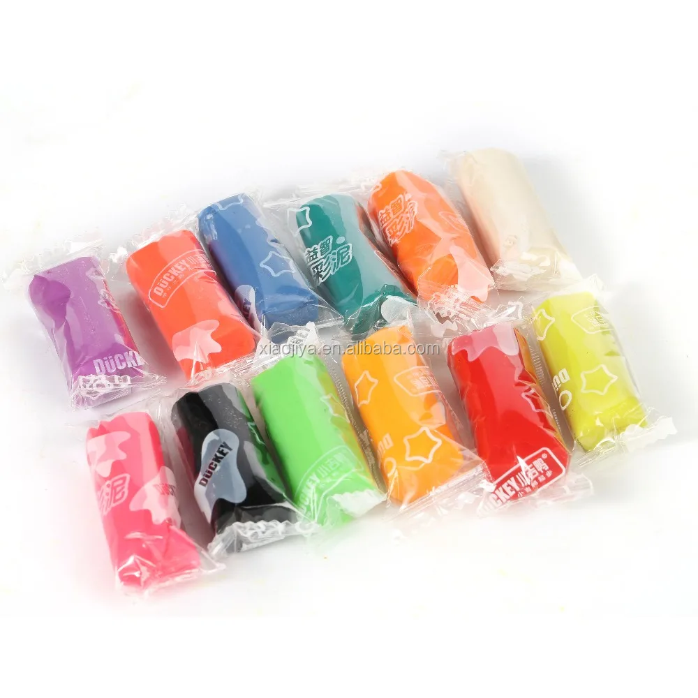 Anti-bacterial Professional Intelligent Creative Plasticine Duckey Stationery Factory from China Plasticine Clay Color 96/carton
