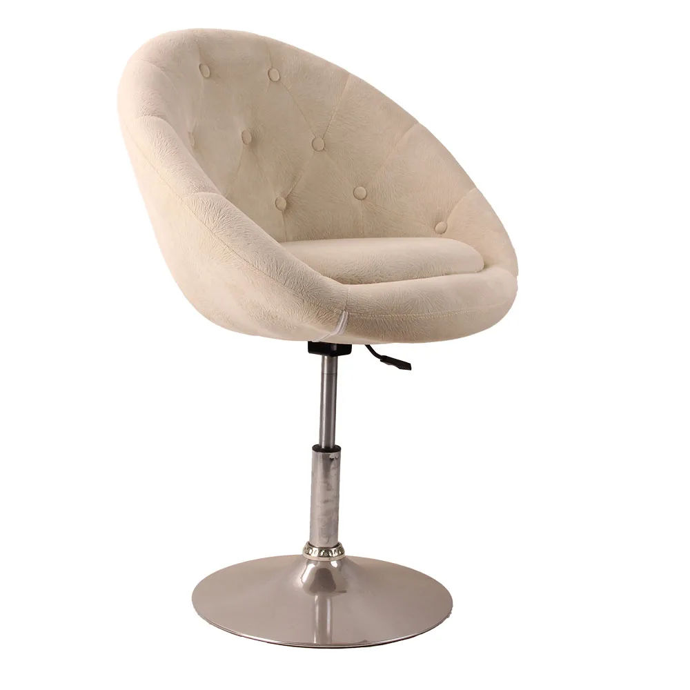 Оптовая цена модный тканевый чехол современный поворотный барный стул