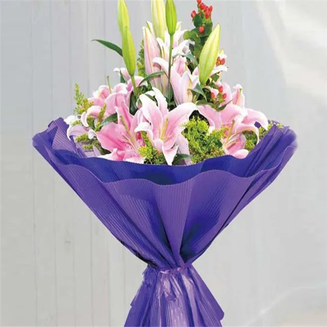 
Hot Double Sides Gift Wrapping Crepe Paper in Roll Wholesales Eco-friendly Handmade Crepe Paper Printed Tissue Paper Wood Pulp 