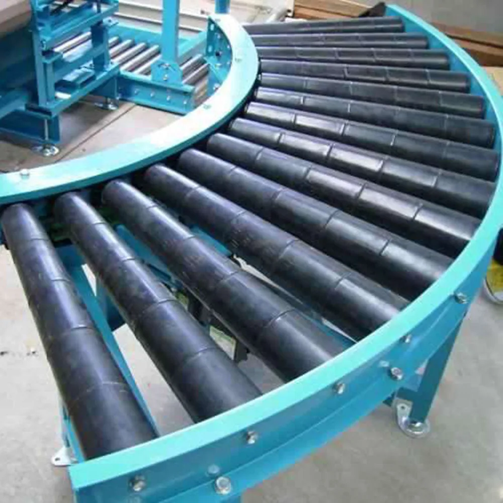 Automatic bake roller pallet conveyor