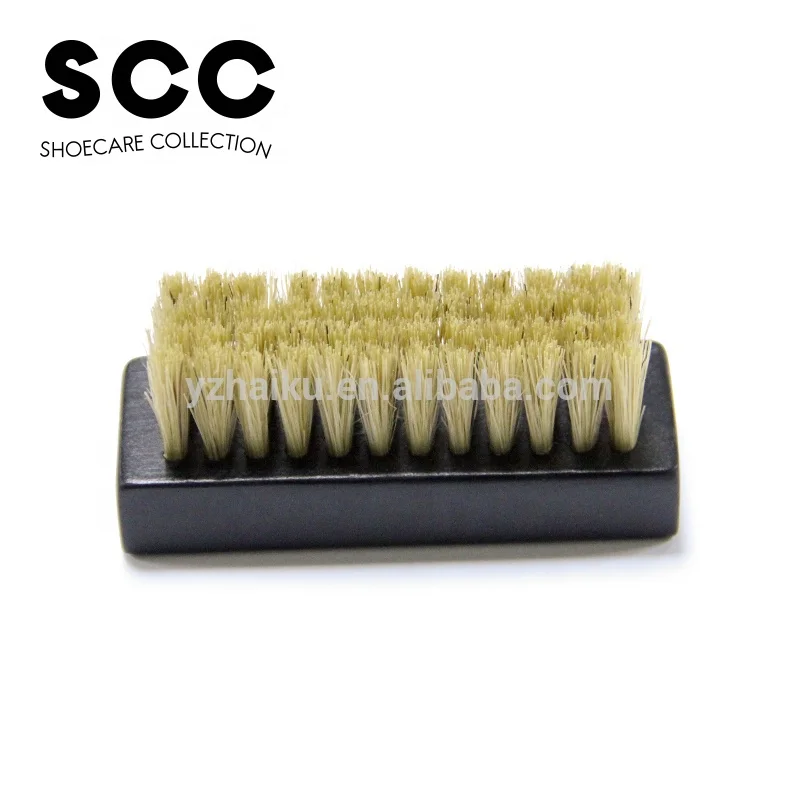 Индивидуальная щетка, отличная Чистящая обувь, деревянная ручка из свиной щетины для спортивной обуви, мягкая щетка для обуви
