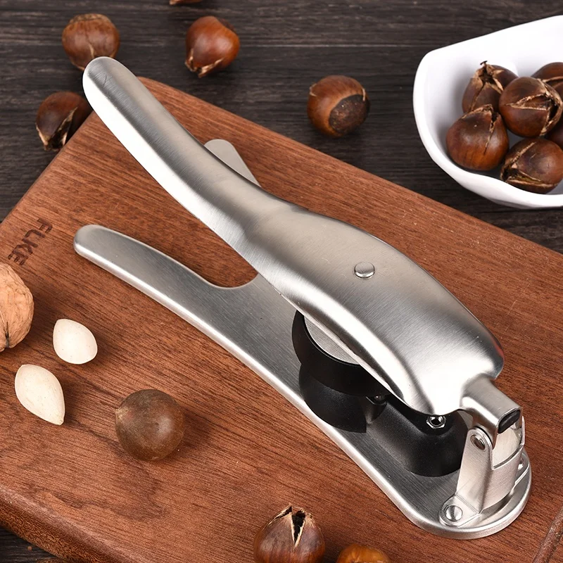 2022  Newest Design Style High Quality Multifunctional Stainless Steel  Hard Chestnut Macadamia Nut Cracker Walnut Opener