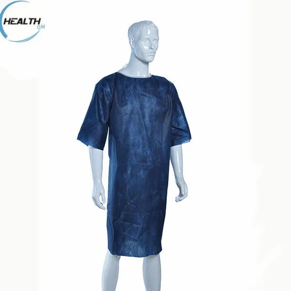 Disposable patient gown for exam and operation