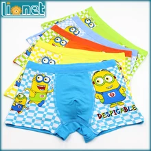 5 Piece/lot Kids Boys Underwear Despicable Me/Minions Panties Children’s Pants Modal Baby Boxer Underpants Briefs Underware