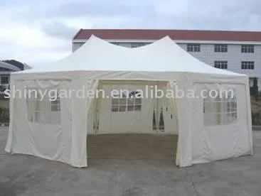 Octagonal Gazebo Heavy Duty marquee Tent, Outdoor Event Canopy Shelter Tent for Wedding, Party
