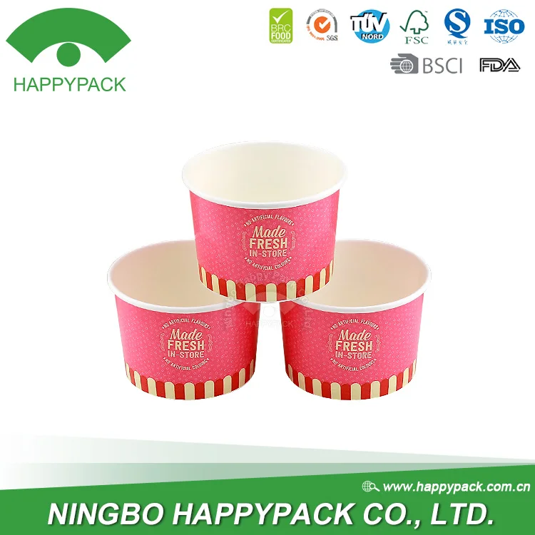 HAPPYPACK, цветной одноразовый биоразлагаемый праздничный стакан из ПЭ/пла, 6,5 унций, стакан для мороженого, бесплатный образец