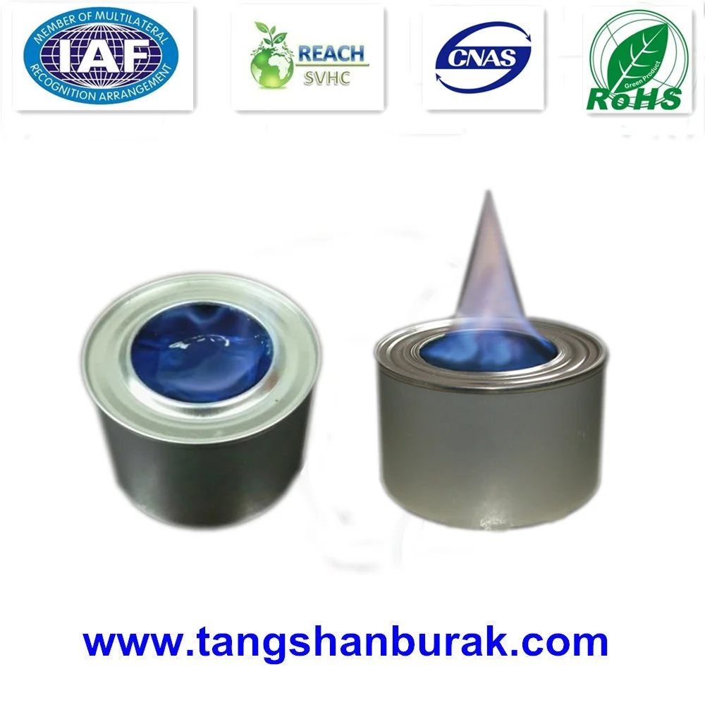 Methanol buffet chafer heating gel fuel