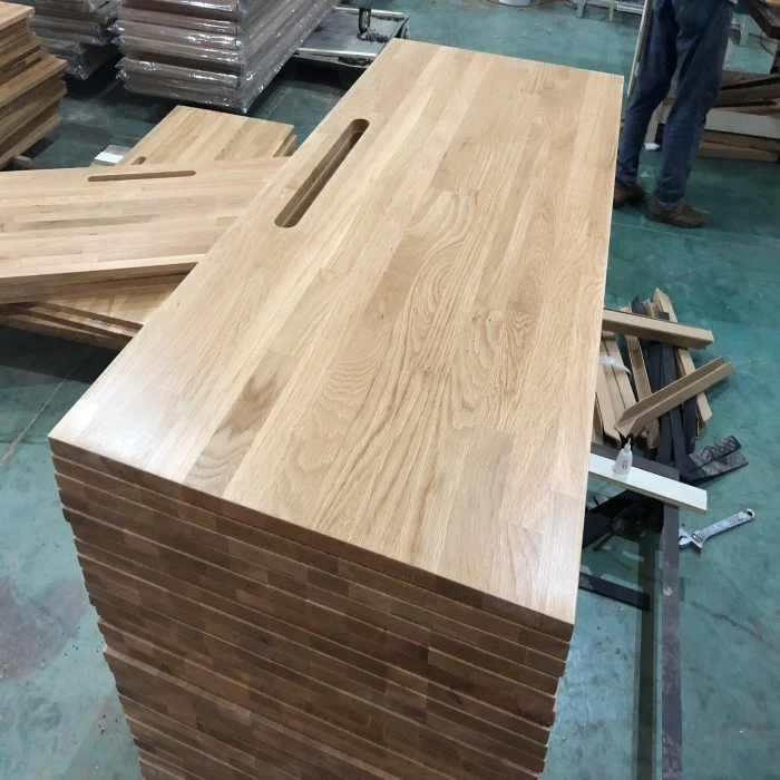 Factory Sell Waterproof Solid Wood Countertop 100% Solid Wood On Sale
