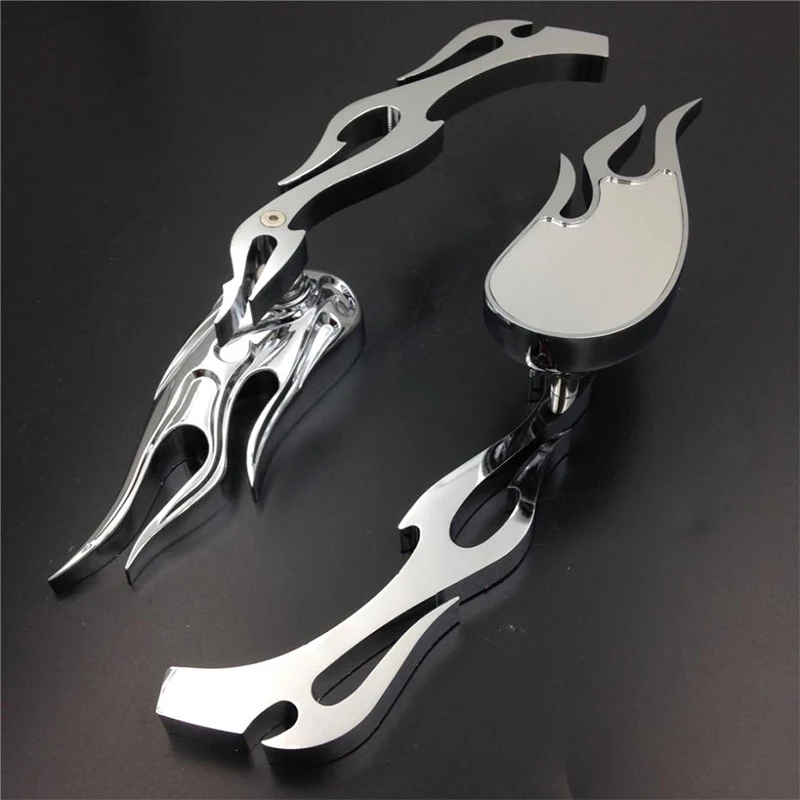Мотоциклетные зеркала в форме пламени для Honda CBR600 900 929 954 1000RR