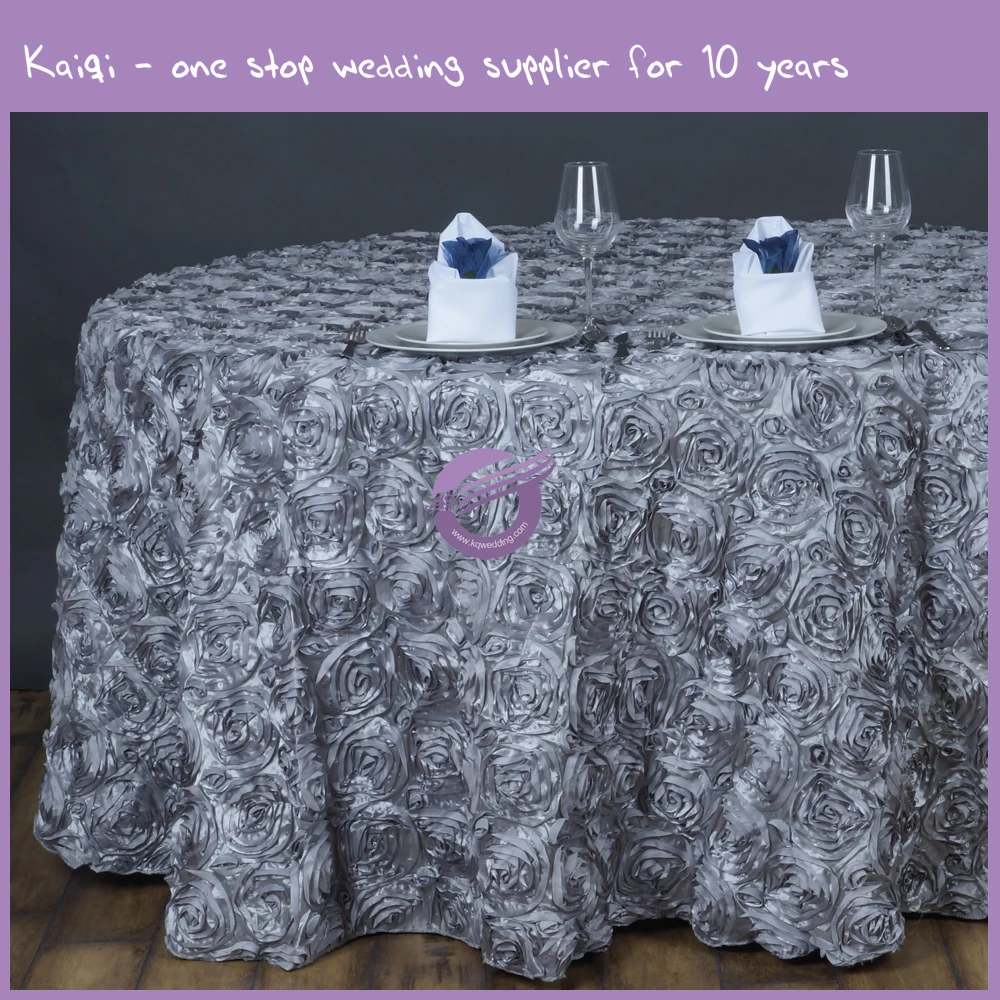 MX1805E wedding rosette hand embroidery table cloth