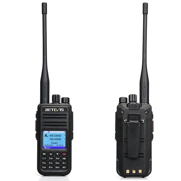 GPS 136-174MHz 400-480MHz Dual Band DMR UHF VHF DMR Radio walkie talkie Retevis RT3S