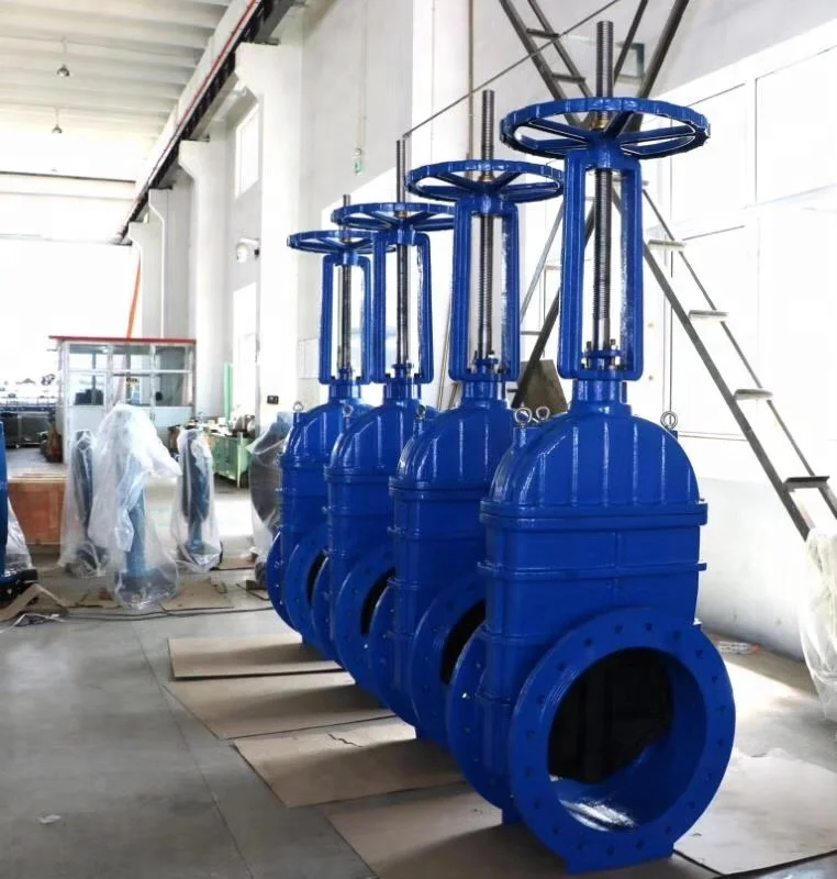 DIN 3352 f4 f5 Cast-iron  resilient seat Gate Valve