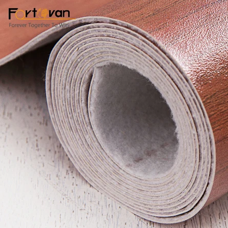 Cheap pvc vinyl flooring rolls with felt back