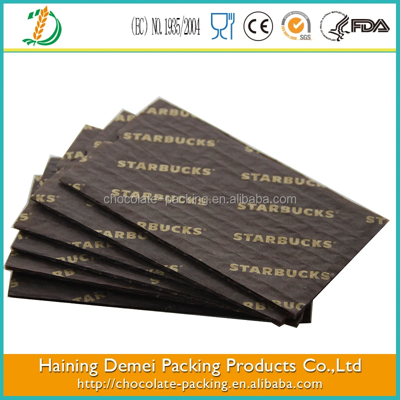 
chinese customized printed paper cushion pad wax coating food grade wrapping paper food wrapping paper 