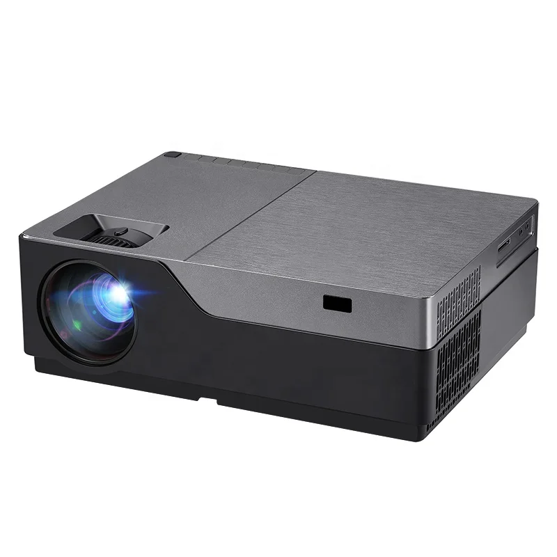 AUN Full HD Projector M18, 1920x1080P Resolution. 3D Beamer Home Theater, Video Game
