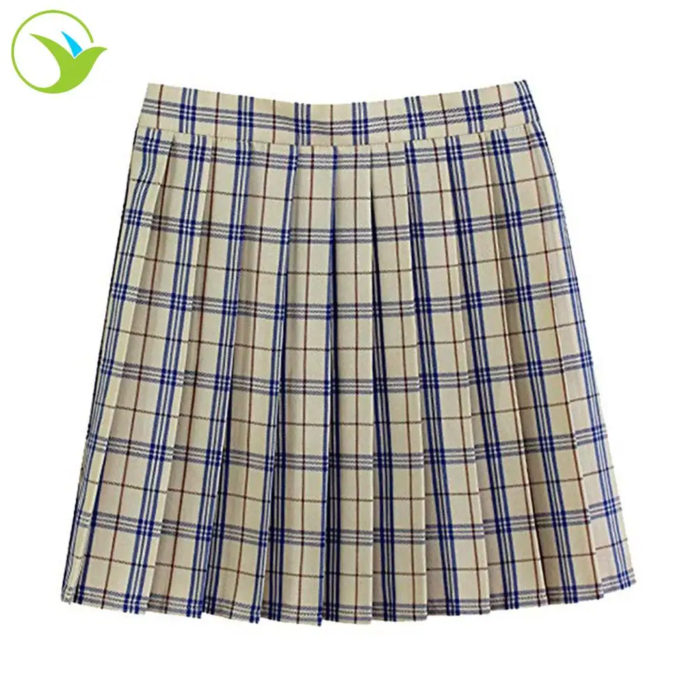 Акция, модная школьная форма на заказ для девочек, недорогая короткая плиссированная юбка в клетку