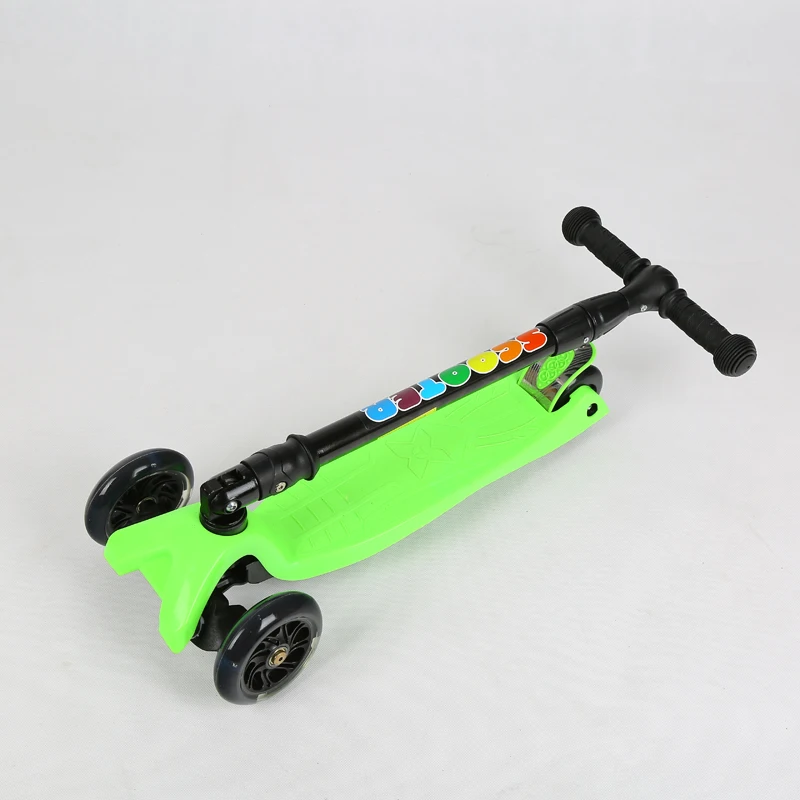 
Aluminum + Nylon+PP Material PU Wheel customized color three wheels kick scooter for outdoor toys 
