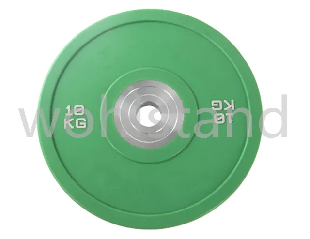 PU bumper barbell weight plate