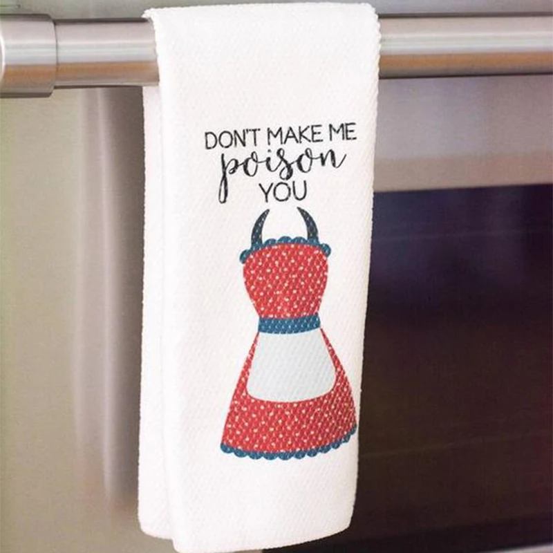promotional customize digital printed microfiber tea towel