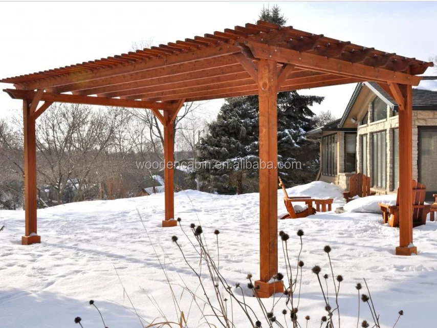 Best sell wooden shade pergola gazebo with cheap price