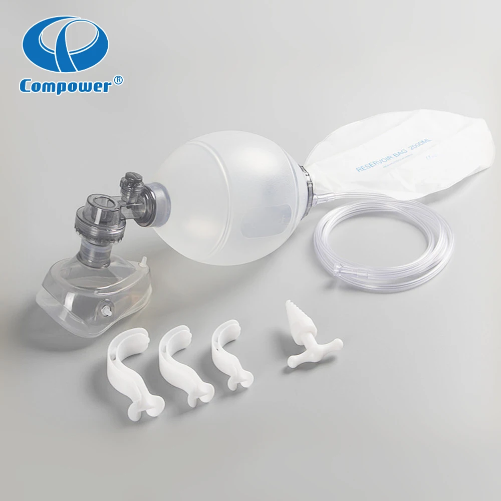 Bag Valve Medic Rescue Equipment Silicone Resuscitators Mask Infant Oxygen Manual Resuscitator For Sale